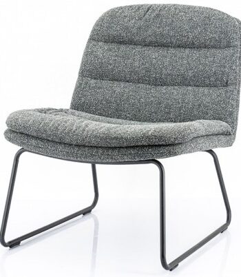 Bermo Lænestol Polyester H78 Sort Antracit
