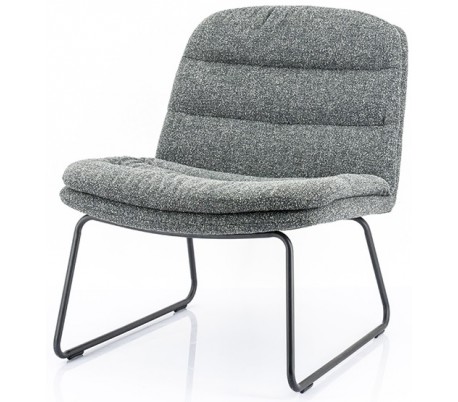 Bermo Lænestol Polyester H78 Sort Antracit