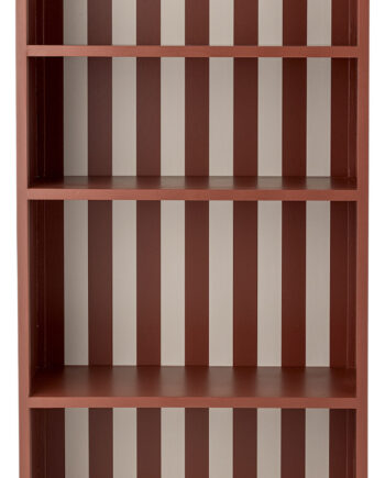 Bloomingville Bogreol Sasha Rød Mdf 66x151 5x32