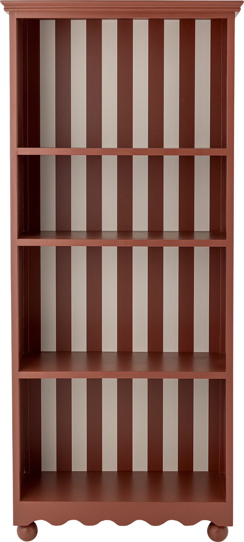 Bloomingville Bogreol Sasha Rød Mdf 66x151 5x32