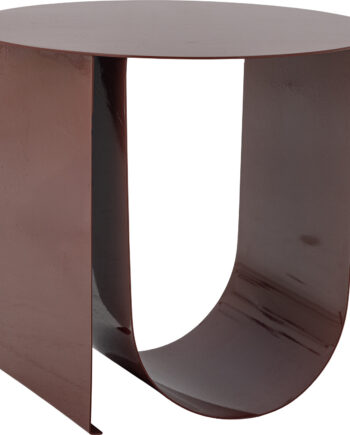 Bloomingville Cher Sidebord Rundt Rød Metal