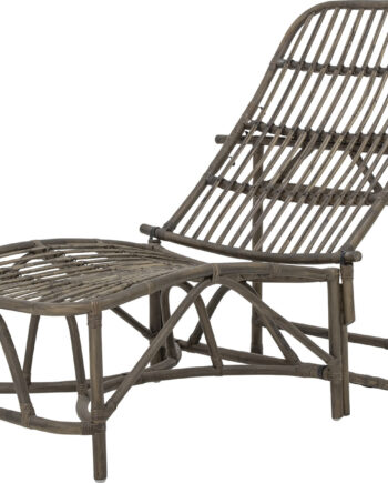 Bloomingville Dione Liggestol Brun Rattan Plast Udendørs