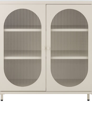 Bloomingville Salvo Skab Natur Metal 80x90x40