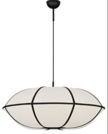 Brera Loftlampe Linned ø70 E27 Natur Sort