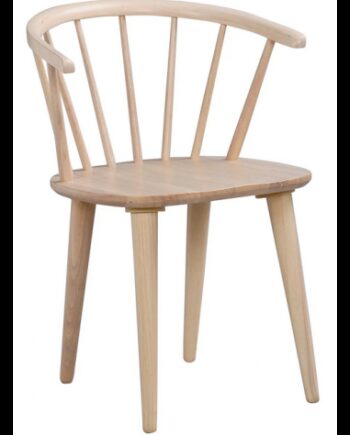 Carmen Spisebordsstole Med Armlæn Træ H76 White Wash