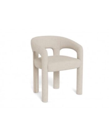 Cole Spisebordsstol Med Armlæn Polyester H76 Beige