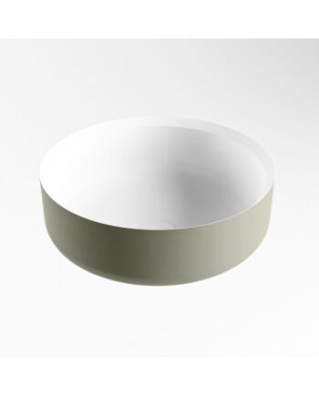 Coss Håndvask ø36 Solid Surface Talkum Armygrøn