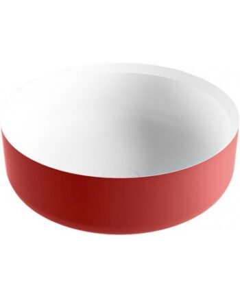 Coss Håndvask ø36 Solid Surface Talkum Rød