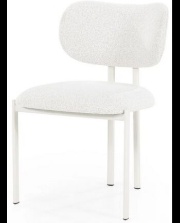 Daybreak Spisebordsstol Metal Polyester H79 Hvid Beige