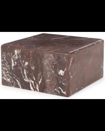 Dice Sofabord Marmor H32 B60 D60 Rød