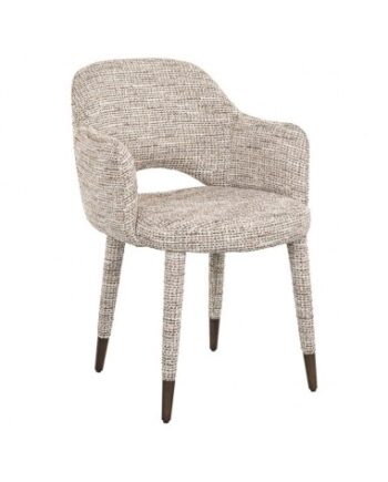 Donatella Spisebordsstol Polyester H83 Meleret Natur