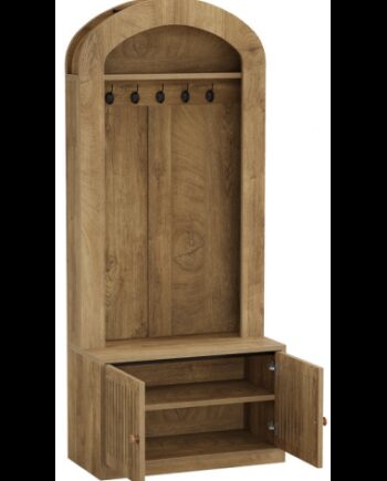 Garderobe Møbelplade H180 B79 D35 Naturbrun