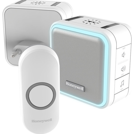 Honeywell Home Dørklokke Til Stikkontakt Trådløs 150 Lys Hvid