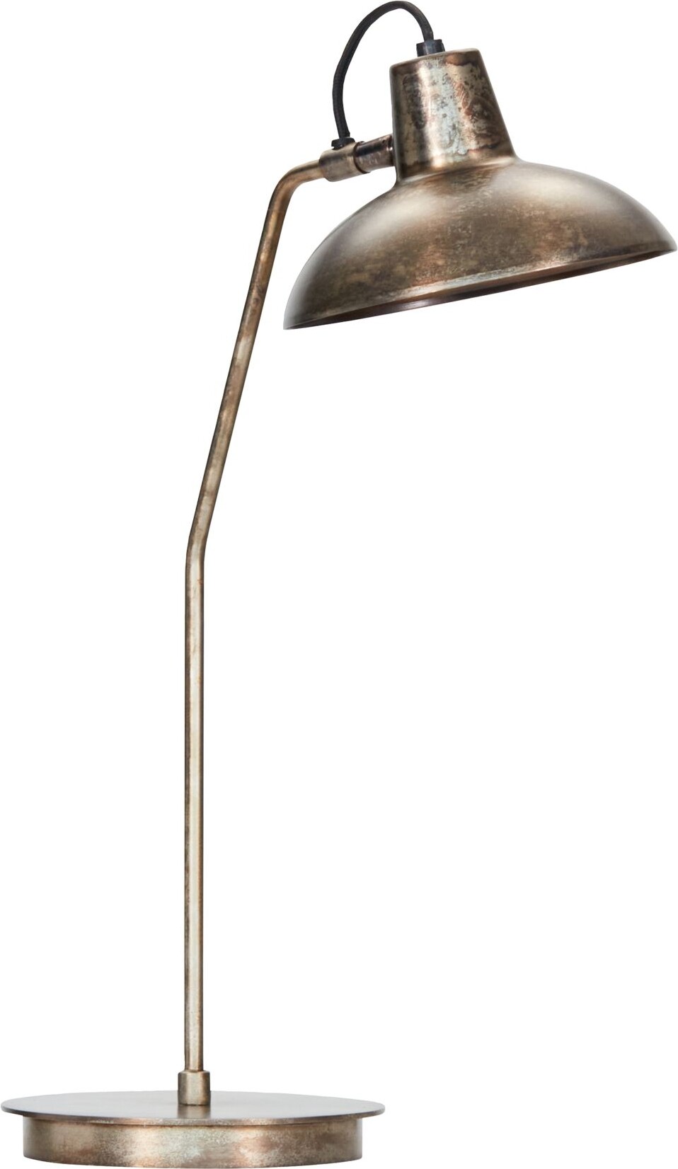House Doctor Bordlampe Desk Messing Antik Brun