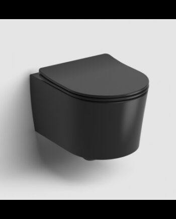 Inbe Væghængt Toilet Keramik D48 Mat Sort