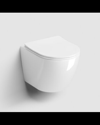 Inbe Væghængt Toilet Keramik D49 Blank Hvid