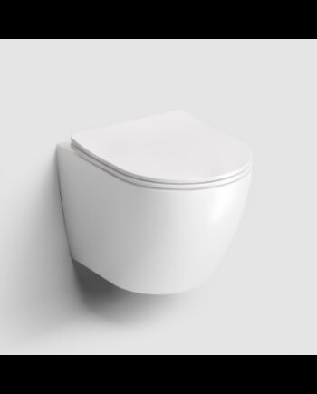 Inbe Væghængt Toilet Keramik D49 Mat Hvid