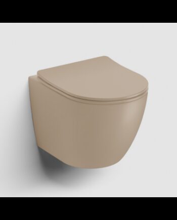 Inbe Væghængt Toilet Keramik D49 Mat Sennep