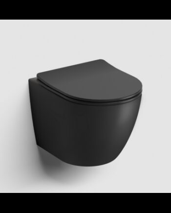 Inbe Væghængt Toilet Keramik D49 Mat Sort