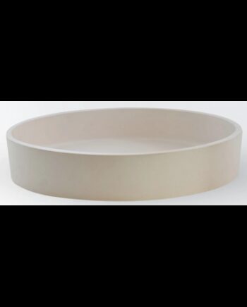 Iris Bordmonteret Oval Håndvask Beton Cremehvid