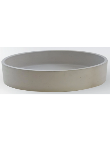 Iris Bordmonteret Oval Håndvask Beton Grå