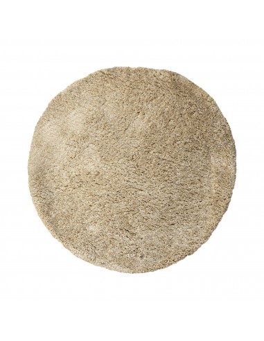 Jups Rundt Tæppe Polyester Plys ø160 Beige