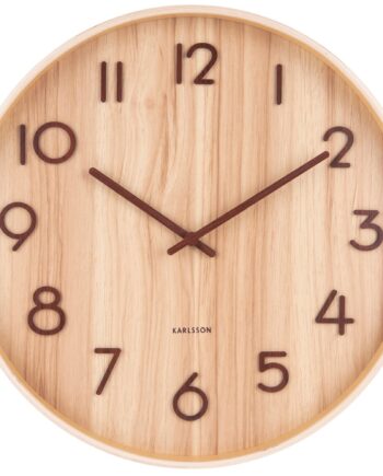 Karlsson Pure Vægur Light Wood