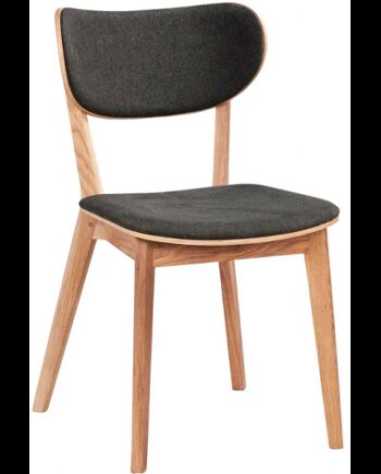 Kato Spisebordsstole Egetræ Finr Polyester H83 Mørkegrå