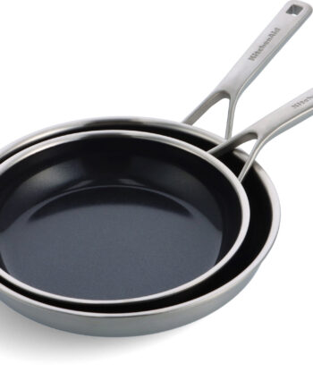 Kitchenaid Multiply Frypan Set Silver