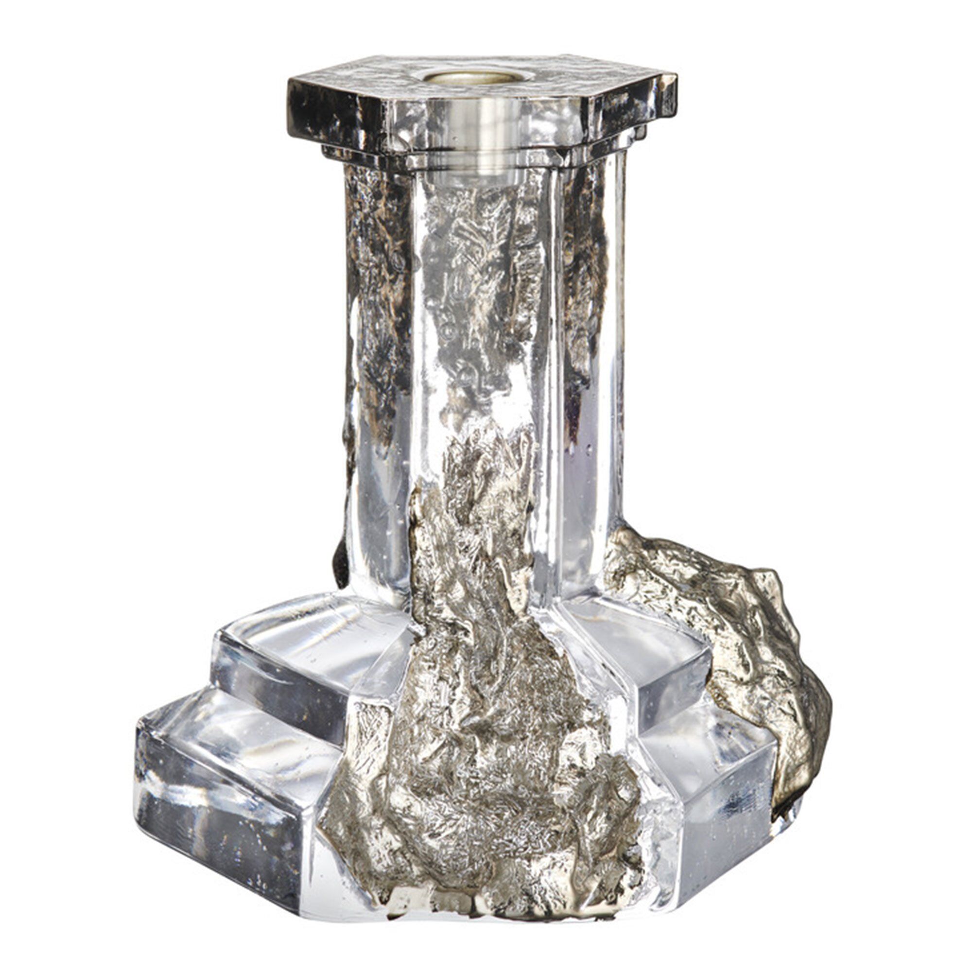 Kosta Boda Rocky Baroque Lysestage 175 Glozzy Glaze