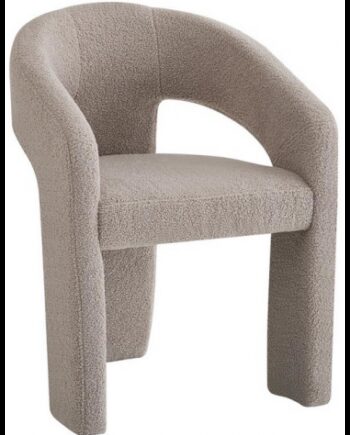 Larry Spisebordsstol Med Armlæn Polyester H76 Gråbeige