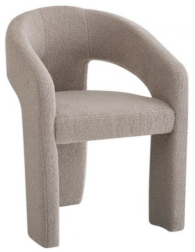 Larry Spisebordsstol Med Armlæn Polyester H76 Gråbeige