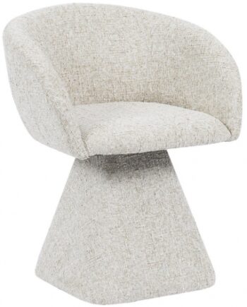 Lenn Spisebordsstol Med Drejefod Chenille H82 Taupe