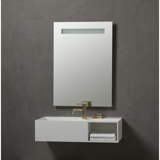 Loevschall Venice Multiwhite Spejl Med Led Belysning Touchpanel 60x85