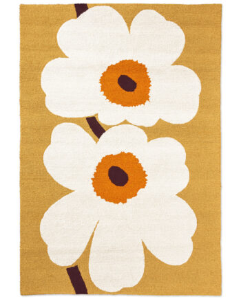 Marimekko Unikko Anniversary Gulvtæppe Til Udendørsbrug 160 230 Orange