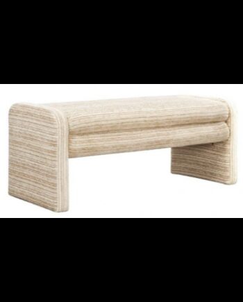 Neil Bænk Chenille B100 Meleret Beige Brun