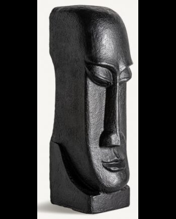 Orientalsk Figur Letbeton H110 Antik Sort