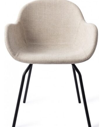 Otsu Spisebordsstol H80 Polyester Sort Creme