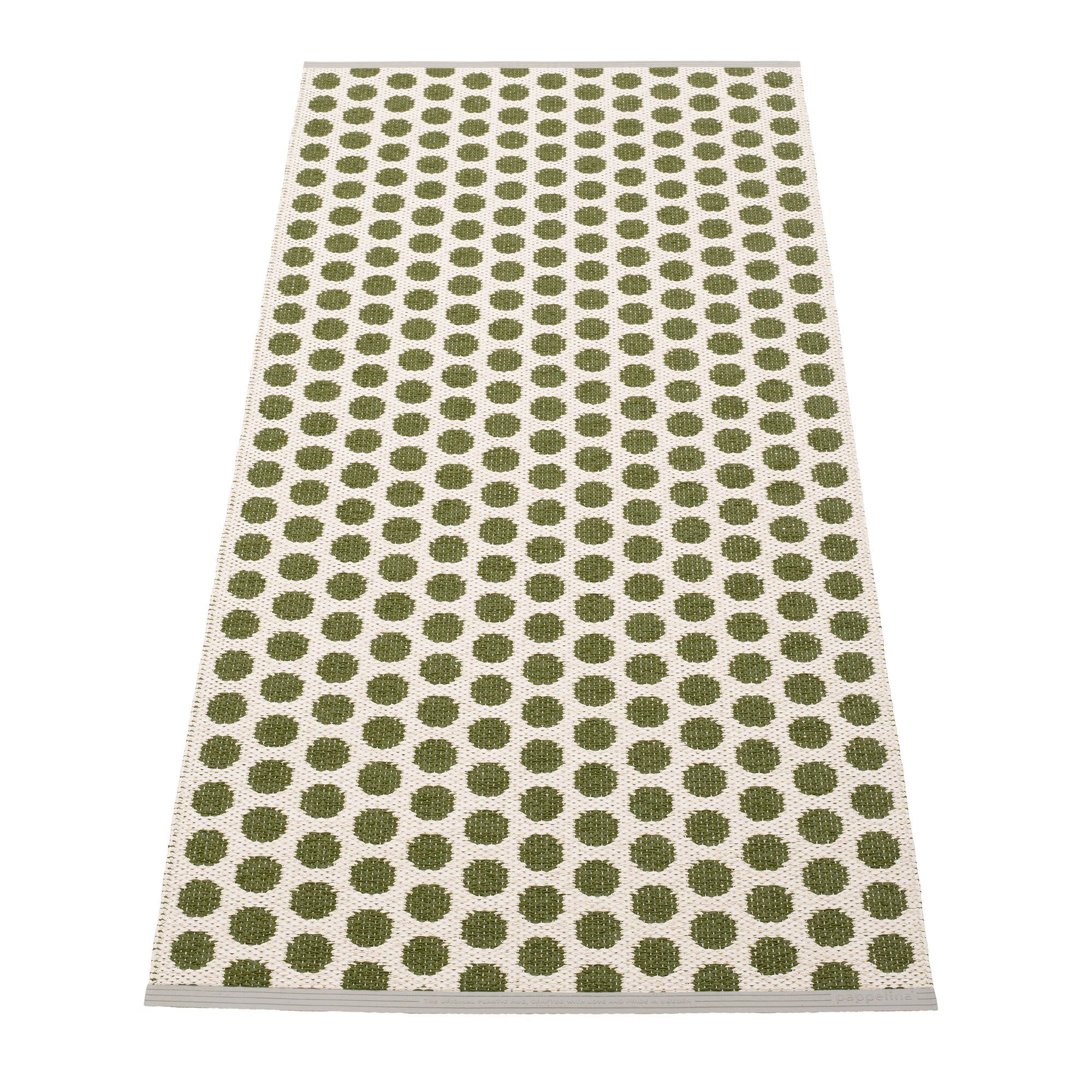 Pappelina Noa Gulvtæppe 150 Dark Olive Vanilla