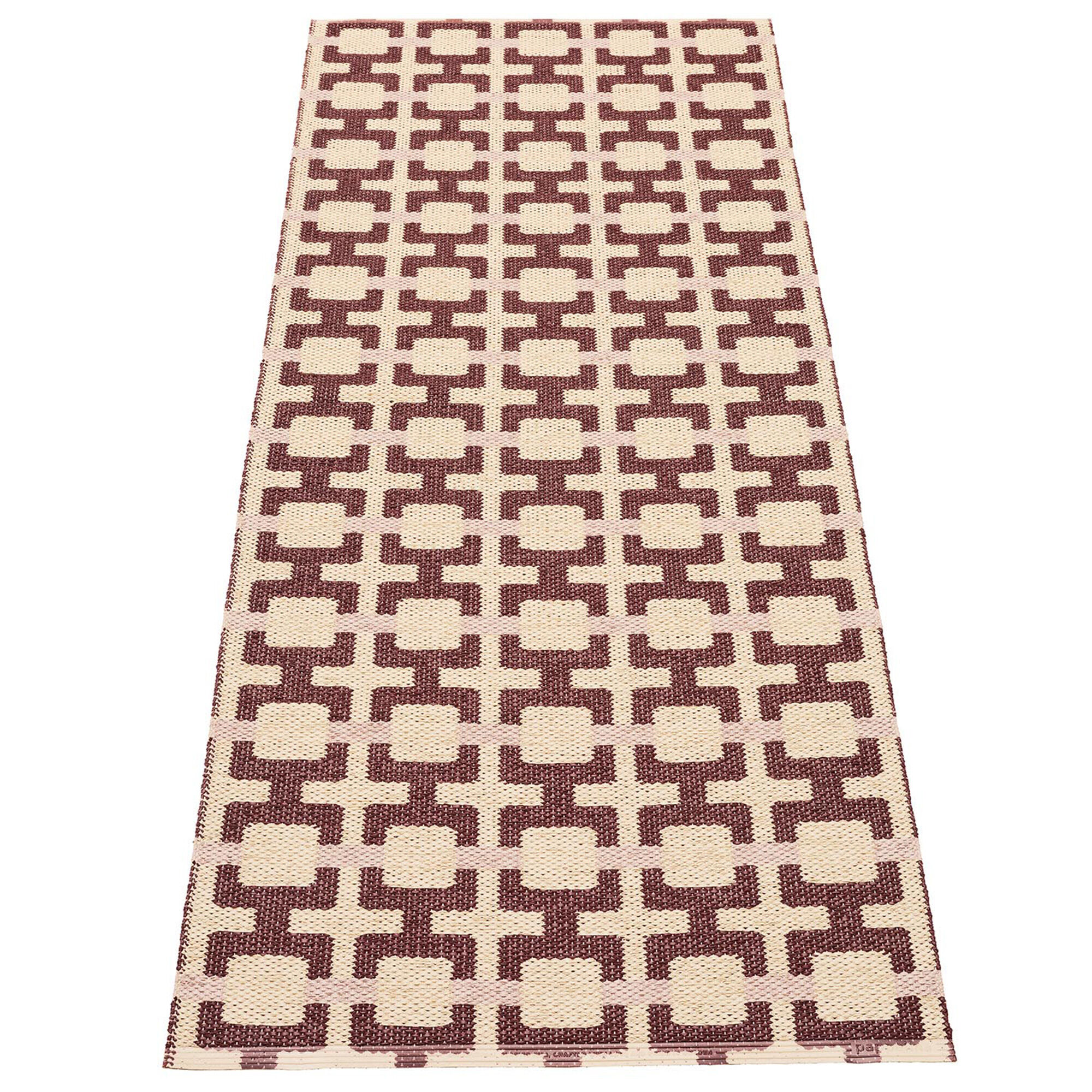 Pappelina Tom Gulvtæppe 180 Burgundy Cream Rose