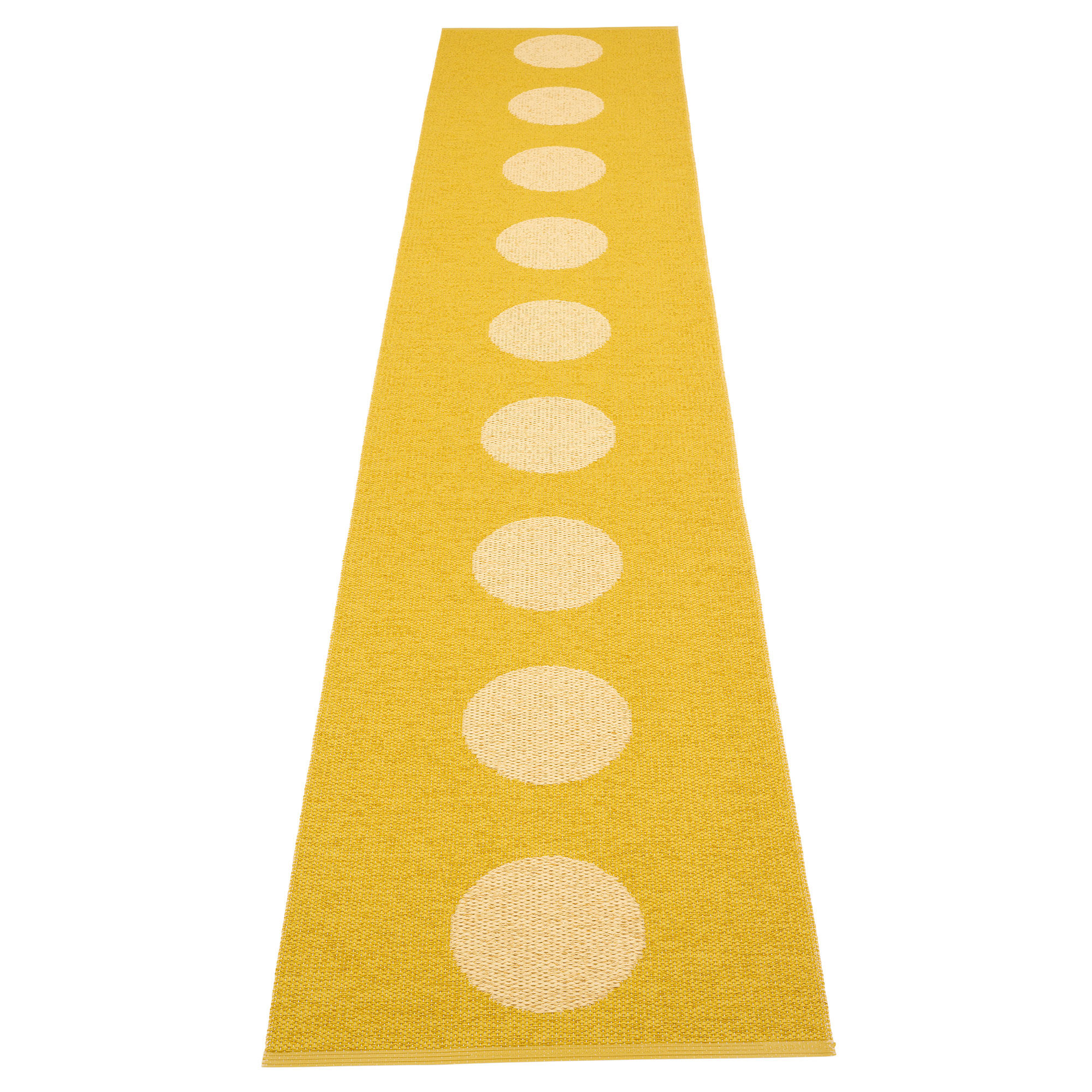 Pappelina Vera Pop Tæppe 70x360 Mustard Gul