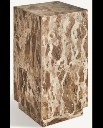 Piedestal Sidebord Marmor H59 B30 D30 Beige Marmor