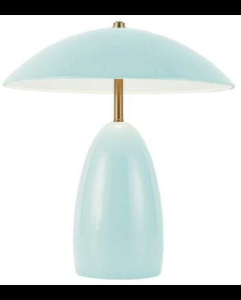 Poppy Bordlampe Stål H35 Cerulean Lyseblå