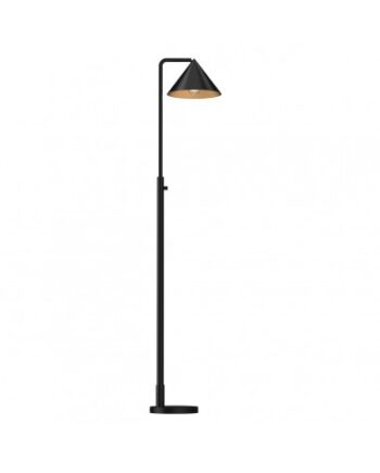 Remyck Gulvlampe Stål H148 E27 Mat Sort