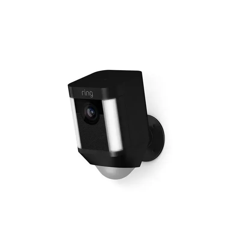 Ring Spotlight Overvågningskamera Batteri Sort