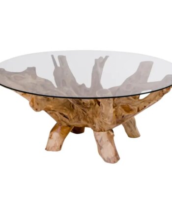 Rundt Sofabord Med Glas 2101040