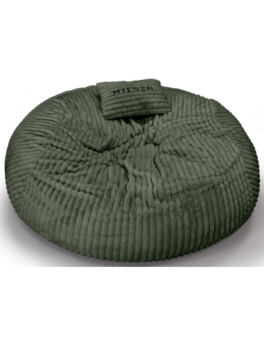 Sækkestol Premium Faux Fur ø160 Grøn