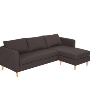 Sofa Med Chaiselong Vendbar Antracit