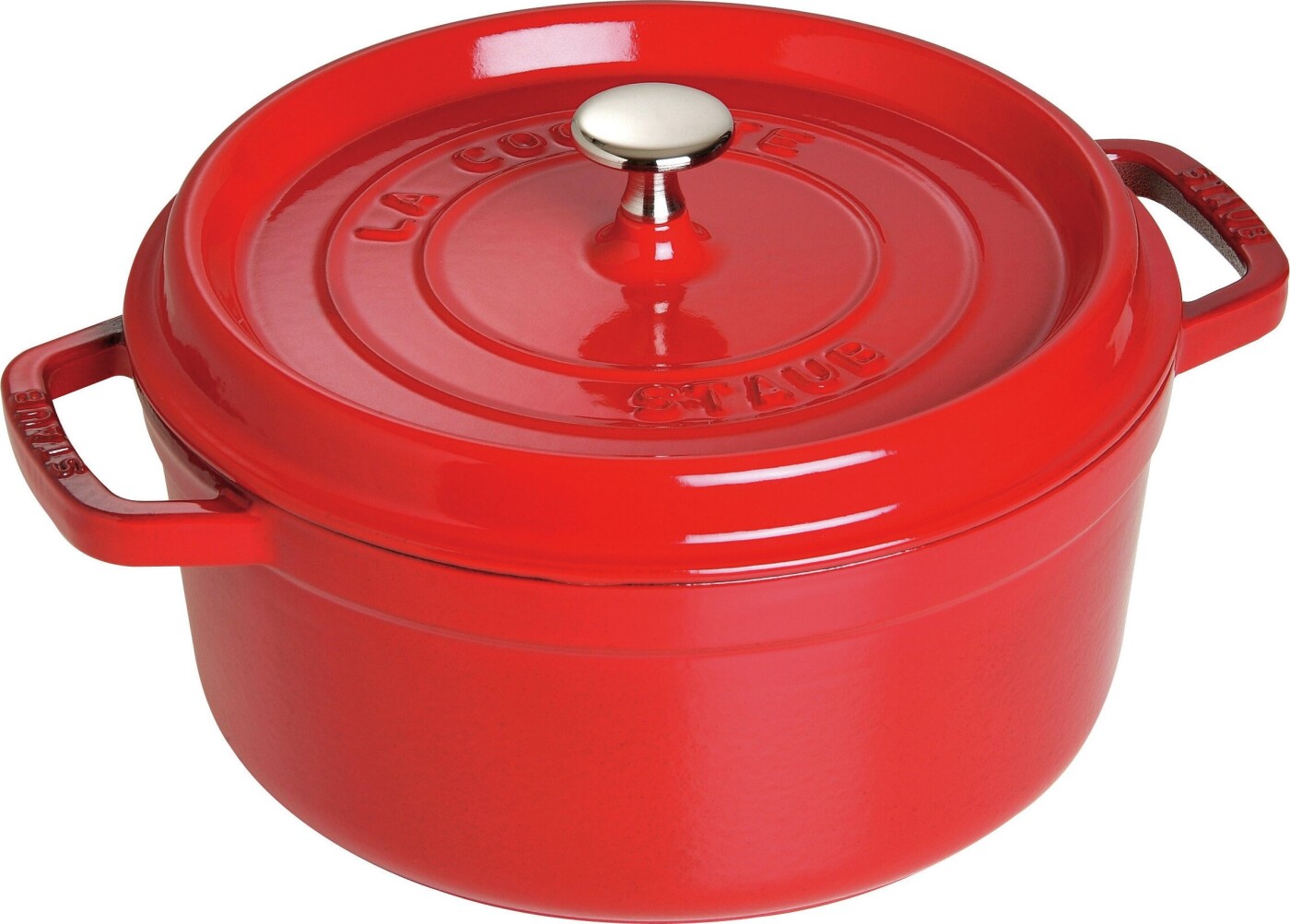 Staub Cocotte Kirsebærrød