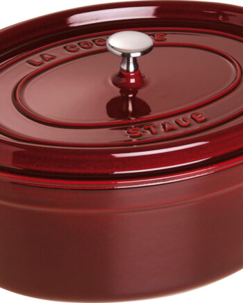 Staub Cocotte Oval Cocotte Støbejern Grenadine